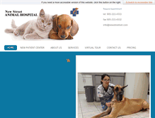 Tablet Screenshot of newstreetvet.com